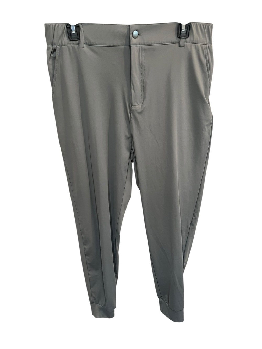 Men’s Gray Lightweight Jogger Pants - Large